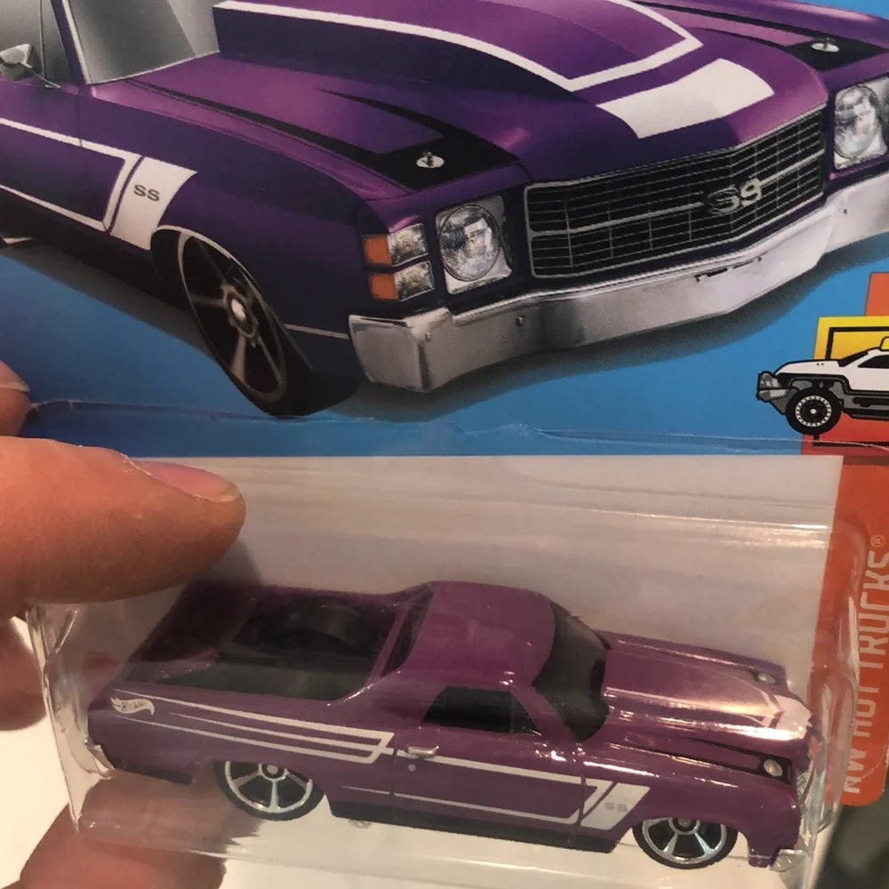 Purple '71 El Camino Toy Car